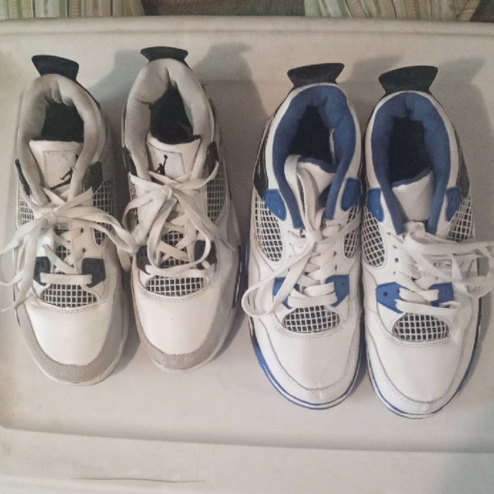 2 pairs Of Boy's Air Jordans
